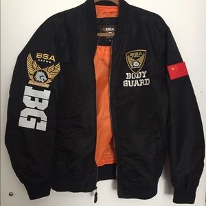 Black Bomber Women Jacket